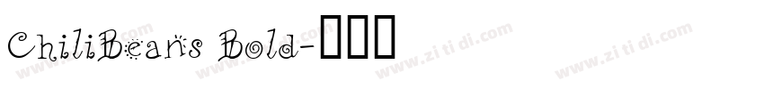 ChiliBeans Bold字体转换 ChiliBeans Bold字体转换